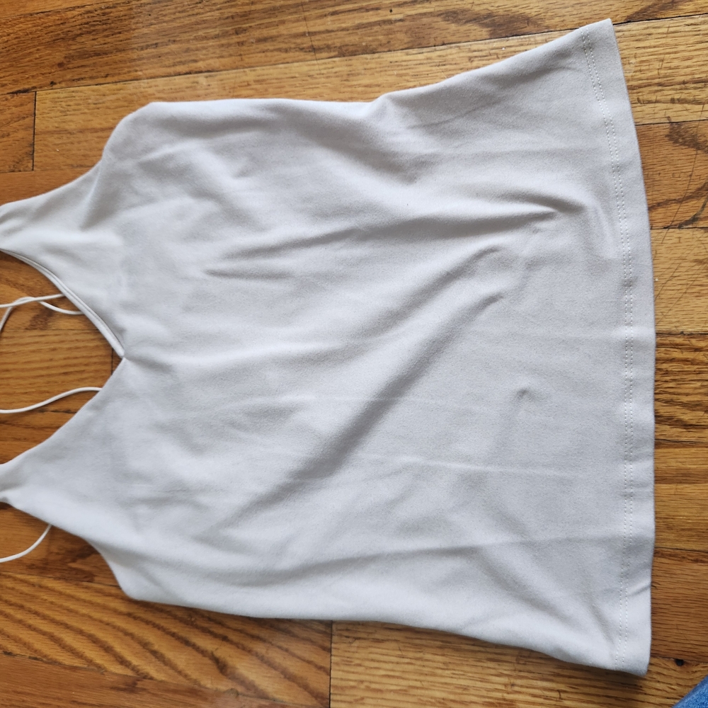 White Halter Top